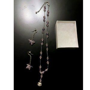 Handmade Crystal Necklace and Earrings Set *NEW*